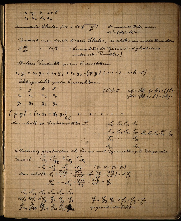 A Peek into Einstein's Zurich Notebook